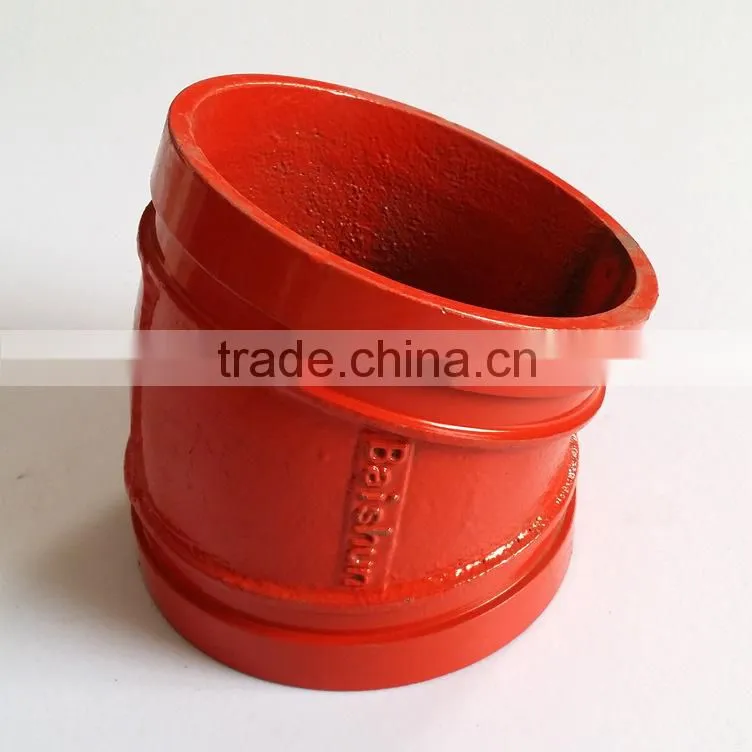 11.25 degree grooved elbow