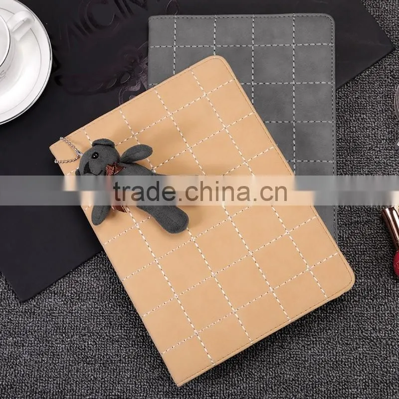 Korean style flip leather cover for ipad mini 4, for mini ipad leather case with holster