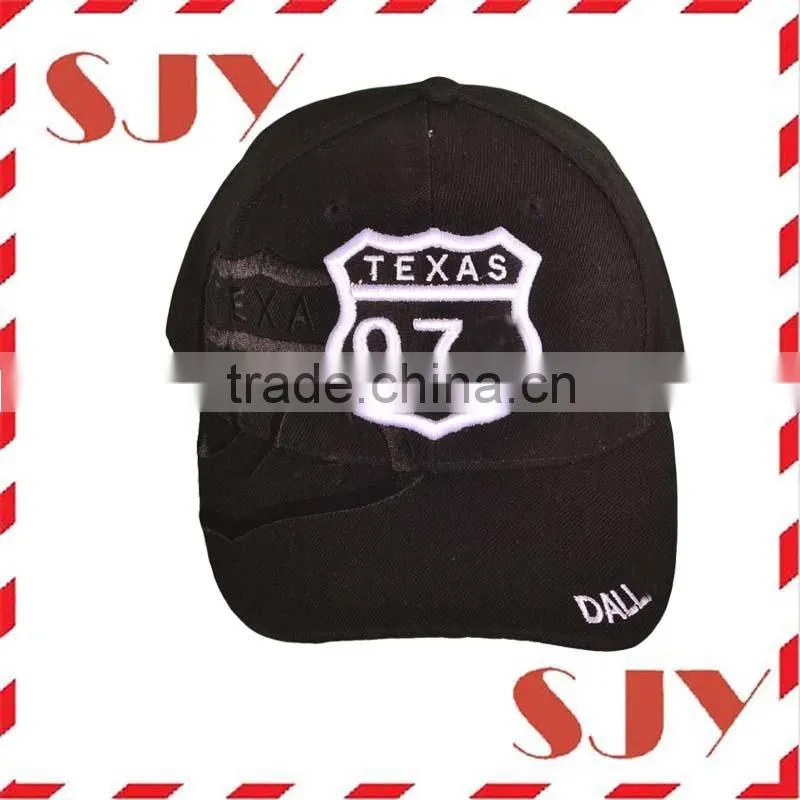 wholesale 6 panel cotton twill baseball custom embroidery cap