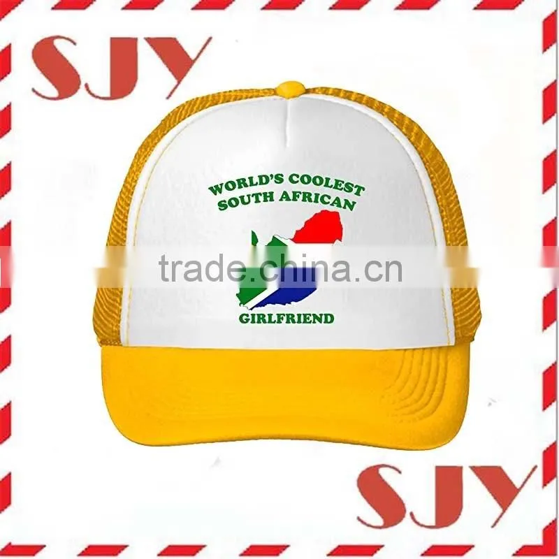 South africa foam and mesh kids trucker hat and cap