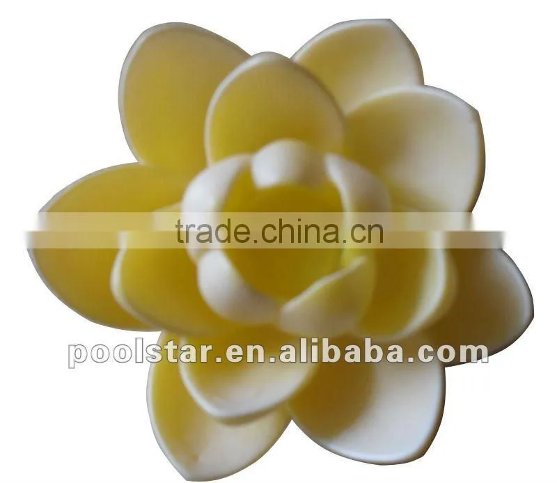 Purple PVC Swimming Floating Pool Light, LED Flower Light P1964