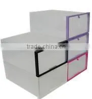 Most Popular Household Storage Plastic Fold up Boxes with Handle