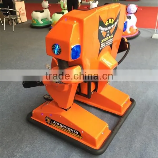 2016 China new amusement game kiddie rides robot children walking robot for sale
