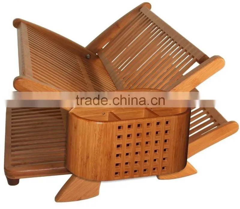 Bamboo Collapsible Eco Dish Rack
