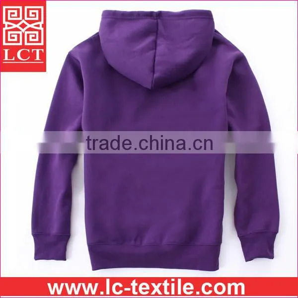 supply 2015 spring popular 80%cotton/20%polyester blend breathable hoodies featuring patch pocket(LCTH0004)