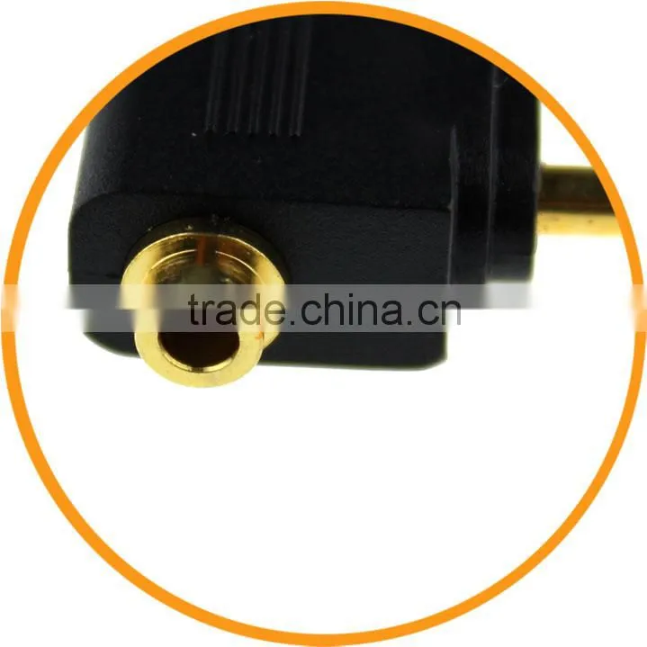 3.5mm to 1/8" Headphone Audio Adapter for Airplane Headset from Dailyetech