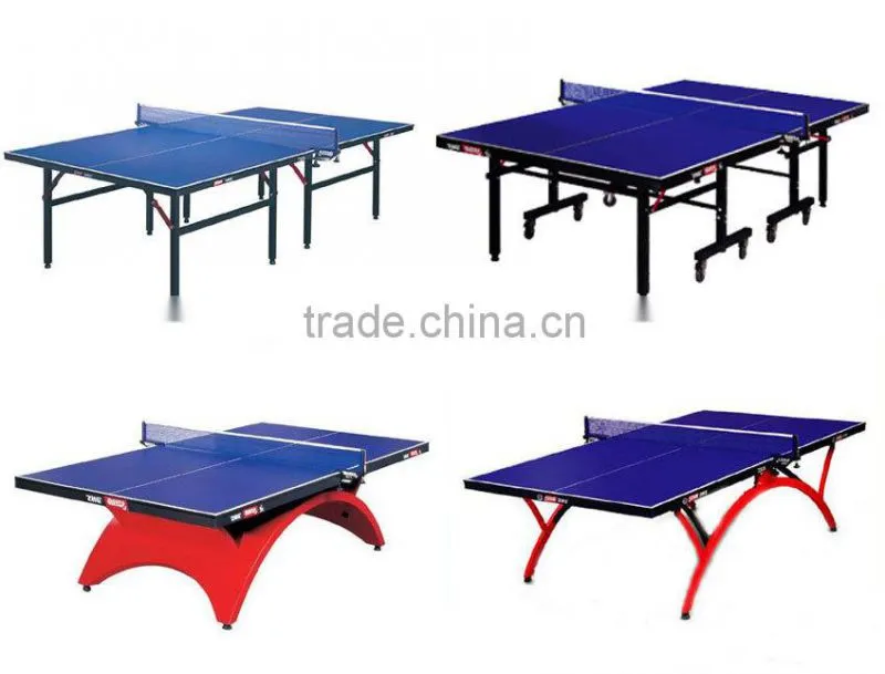 25mm rainbow shape table outdoor table Folded portable tennis table