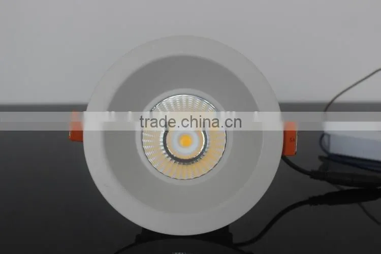 Indoor Light CE RoHS Approved Aluminum LED Downlight Housing 10W 4 Inch COB LED Downlight