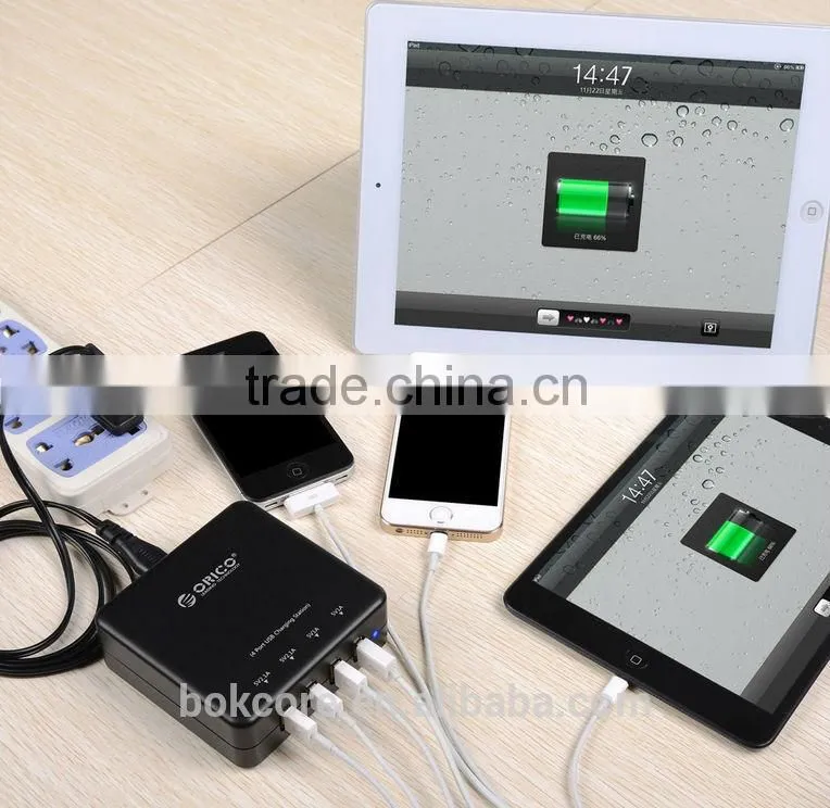 2015 Hot sale Multi ports smart desktop usb charger DCF-4U