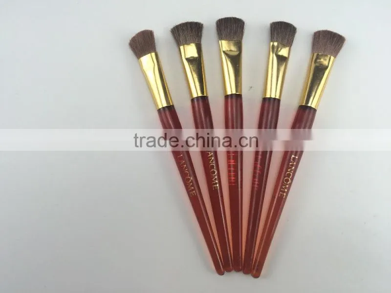 FREE samples horse hair translucent plastic handle eyeshadow brush