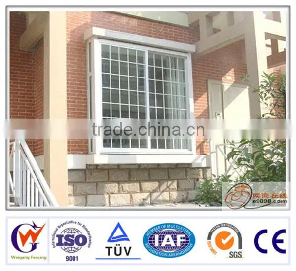 Cheap price galvanized secutity window with simple style