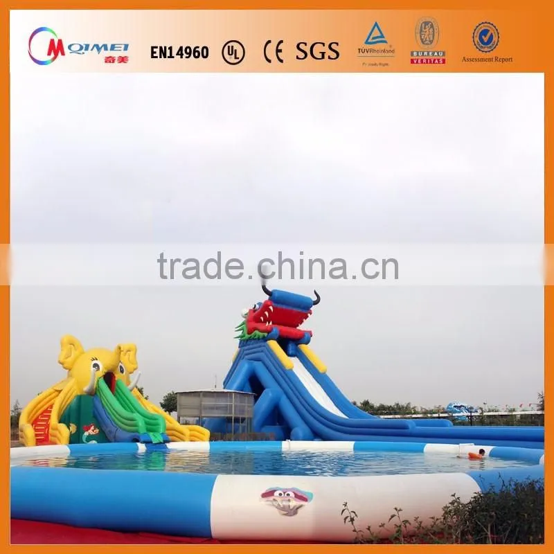 New design kids inflatable bubble swimming pools
