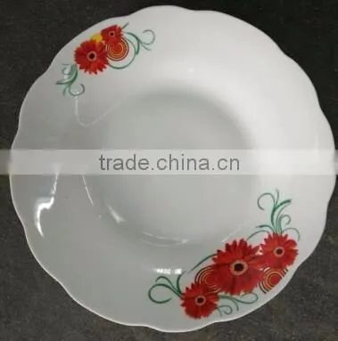 ceramic dishes plate , platos de porcelana placa , dish plate with holder