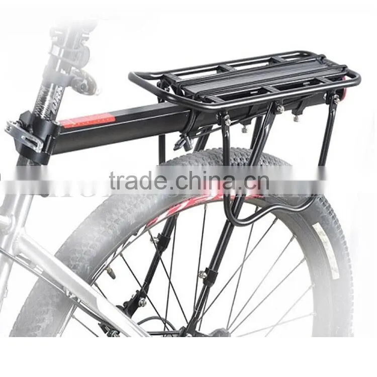 Aluminum Bike Cycling Rear Carrier Cargo Rack Seat Post Quick Release Mountain Bike