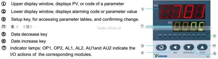 Yudian AI-701B Measurement Temperature Pressure
