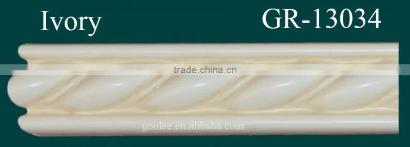 Good Quality European- style Decorative PU Carved Crown Moulding for Ceiling