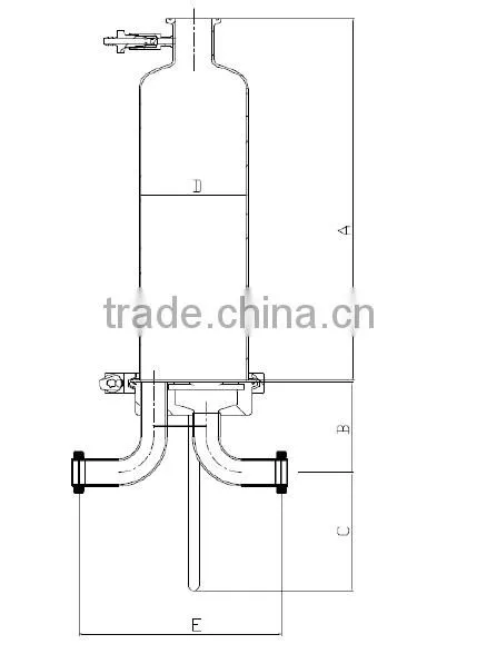 stainless steel sanitary filter housing,sanitary SS filter housing for liquid filtratiion