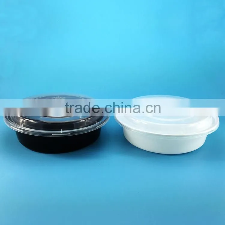 Disposable plastic take away food containers microwavable food container
