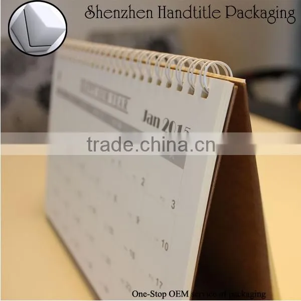 wholesale custom Creative Triangle Desk Calendar With Cute Design