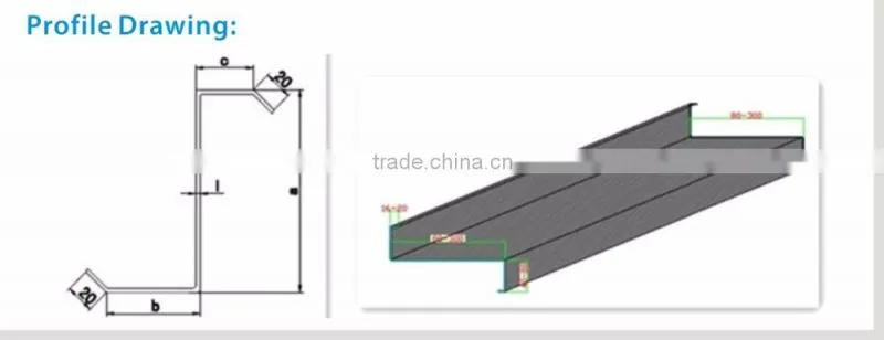 C/Z Purlin Roll Forming Machine for roof and wall in Hebei Botou