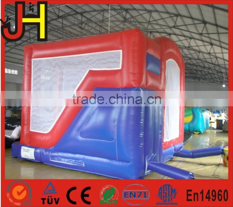 Top quality inflatable combo, small inflatable indoor bouncer with slide inside
