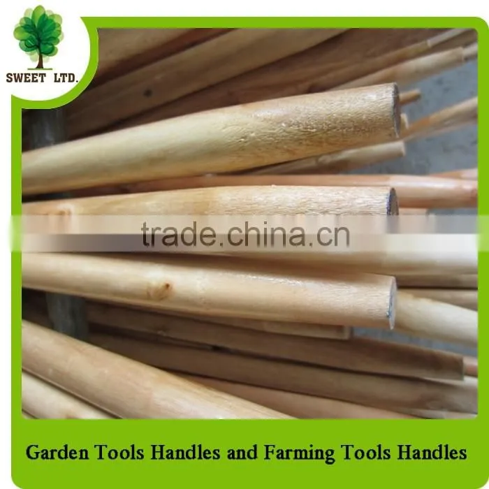 Good quality varnished wood mop sticks/ shovel handles 120*2.5CM