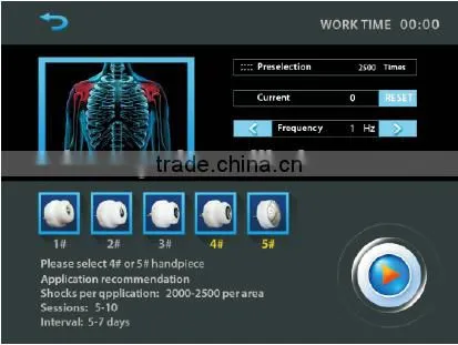 Shock Wave Therapy Physical Device for weight loss and cellulite