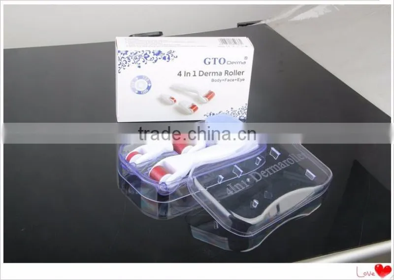 Factory Direct Supply Newest GTO Brand 4 in 1 Derma Roller