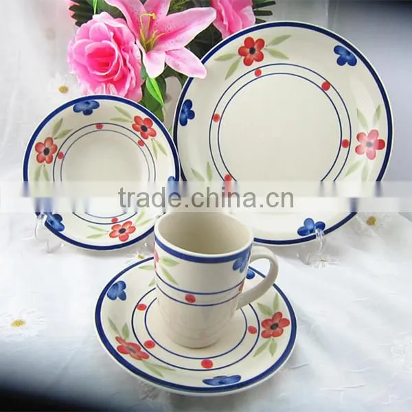 royal porcelain ware,hand painted dinnerware,stoneware dinner set