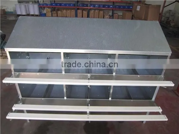 U-Best poultry farm manual egg collection box/laying nest