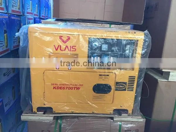2016 Guangzhou CE silent 5kw Welder Generator portable automatic welding machine for Sale