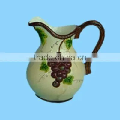 ceramic grape jug