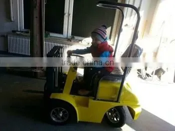 Children's toy CPD02 mini electric forklift with 1m lifting height for sale