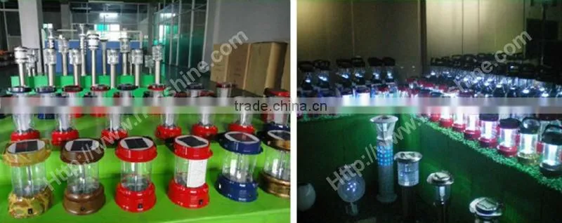 6LED 3w solar lights for camping