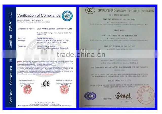 electric wheel hub motor 48v 6000w, made in China