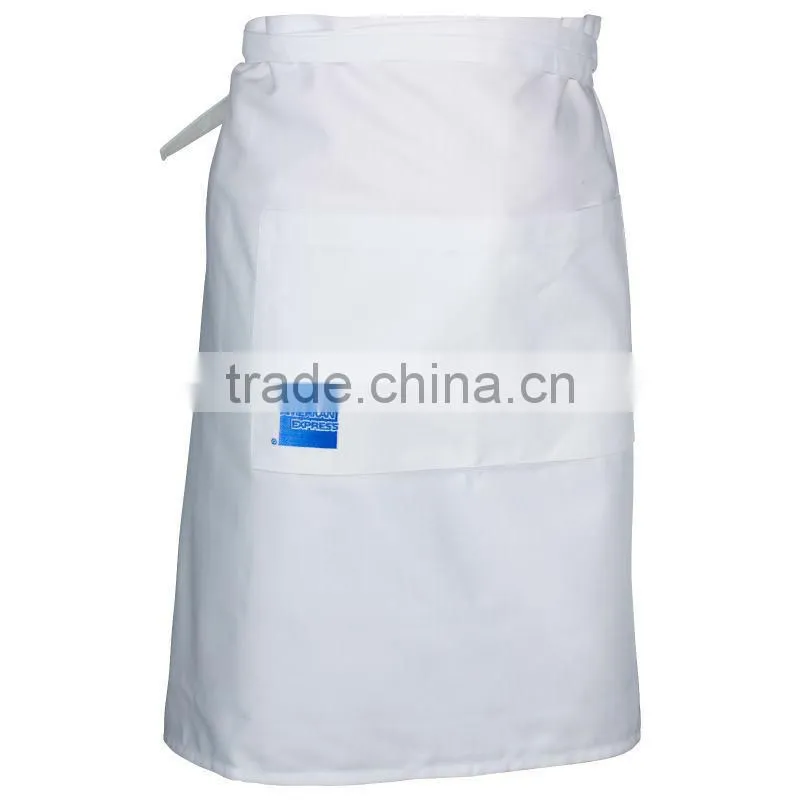 2017 high quality promotional half waist apron for men and women made to order