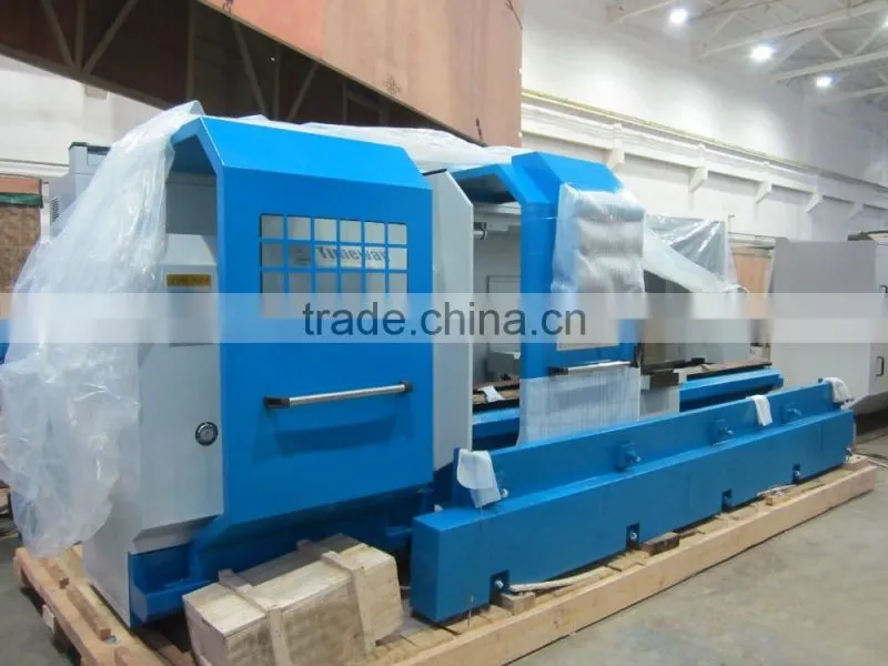 Large Sized CNC Lathe / 800mm Swing Heavy Duty CNC Horizontal Lathe