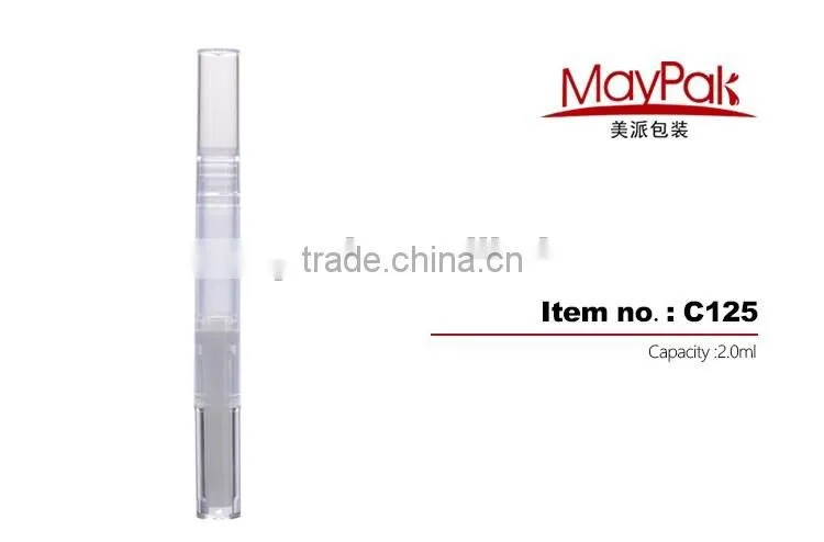 brush head pen for lip makeup with cap and printing available
