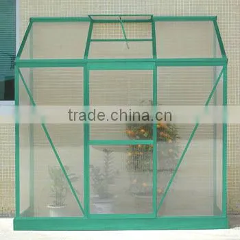 Hot sale aluminum greenhouse equipment/lean-to greenhouse HX64312