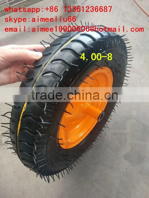 wheel barrow 8PR rubber tyre