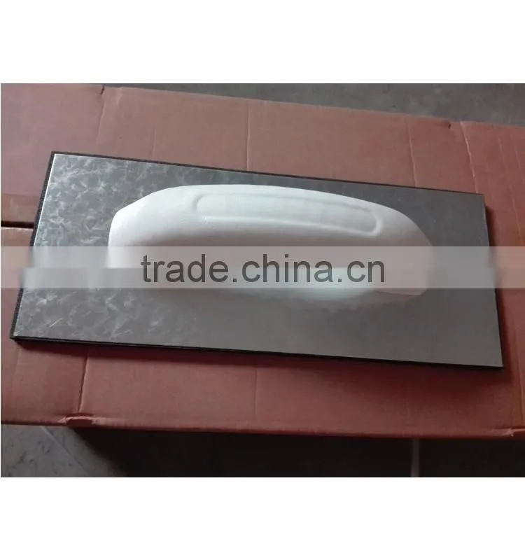 Wooden handle aluminum foam sponge plastering trowel