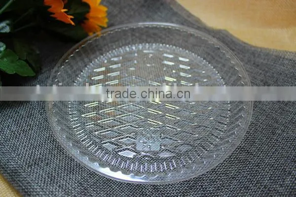 round clear plastic lid for tinfoil bowl