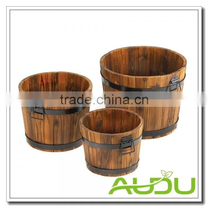Audu Wooden Planter Set/Wooden Planter Boxes/Wooden Pot