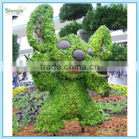 Garden decorative artificial topiary topiary frame peacock