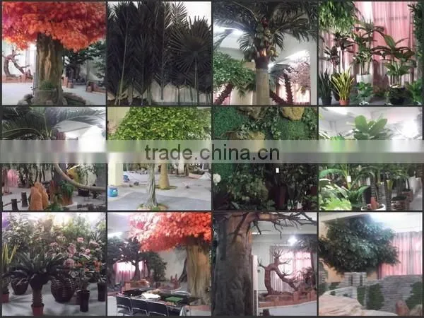 SJ7001008 artificial plastic ficus leaves/Chinese silk banyan tree leaf