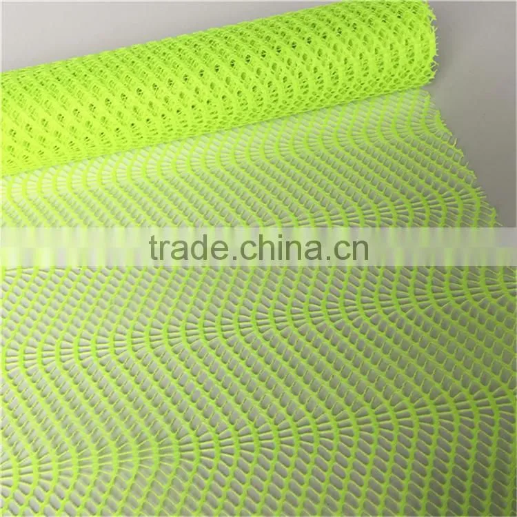 colored 100% Polyester knitted flower wrapping wave mesh