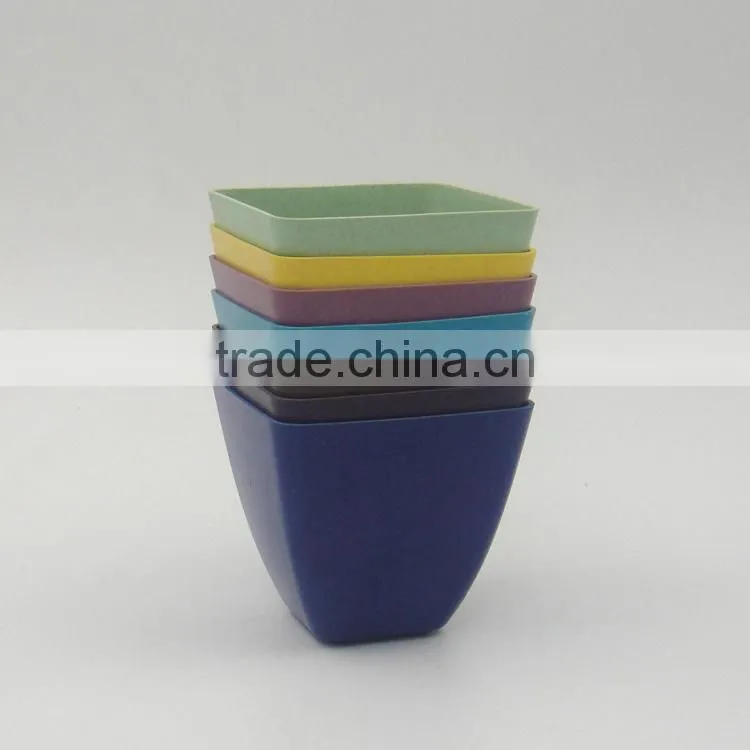 Eco bamboo fiber mini bamboo pot