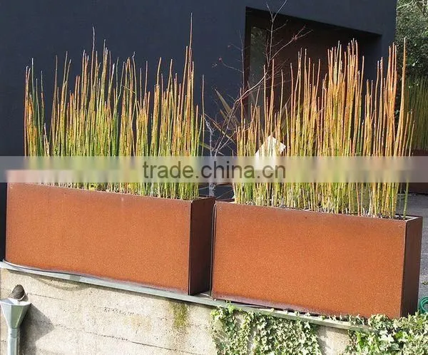 FO-9C33 customized garden planter&pot for corten steel