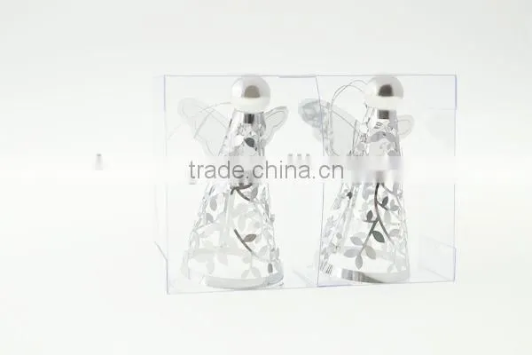 Hot Sale Silver Christmas Angel Hanging Ornament Stand WS331-SS101198S