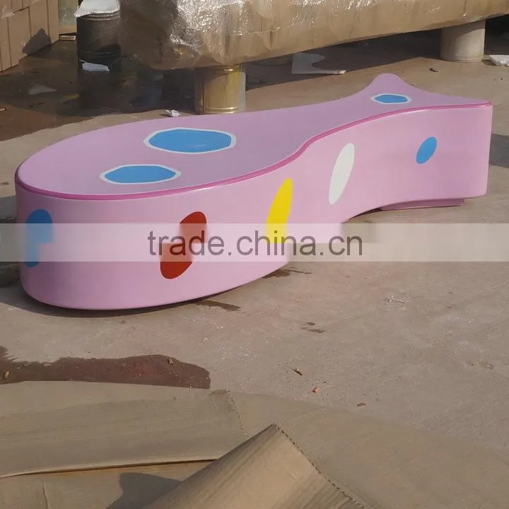 Modern fiberglass fish chair